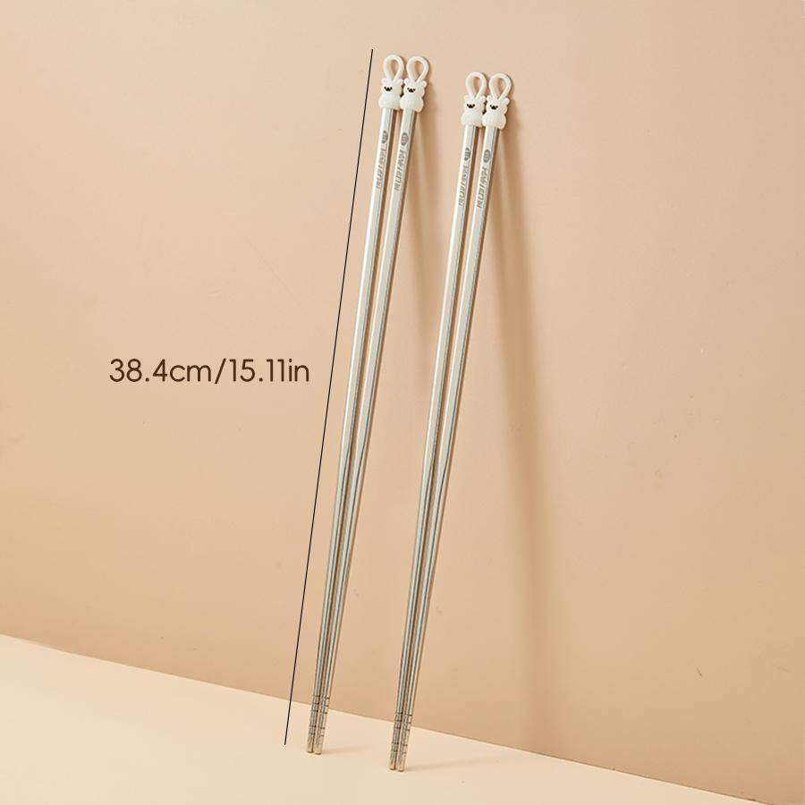 Hängende Verlängerte Essstäbchen 316 Edelstahl Chinesische Essstäbchen Für Frittiertes Essen Heißer Topf Verbrühschutz Sushi Stäbchen Kochwerkzeuge