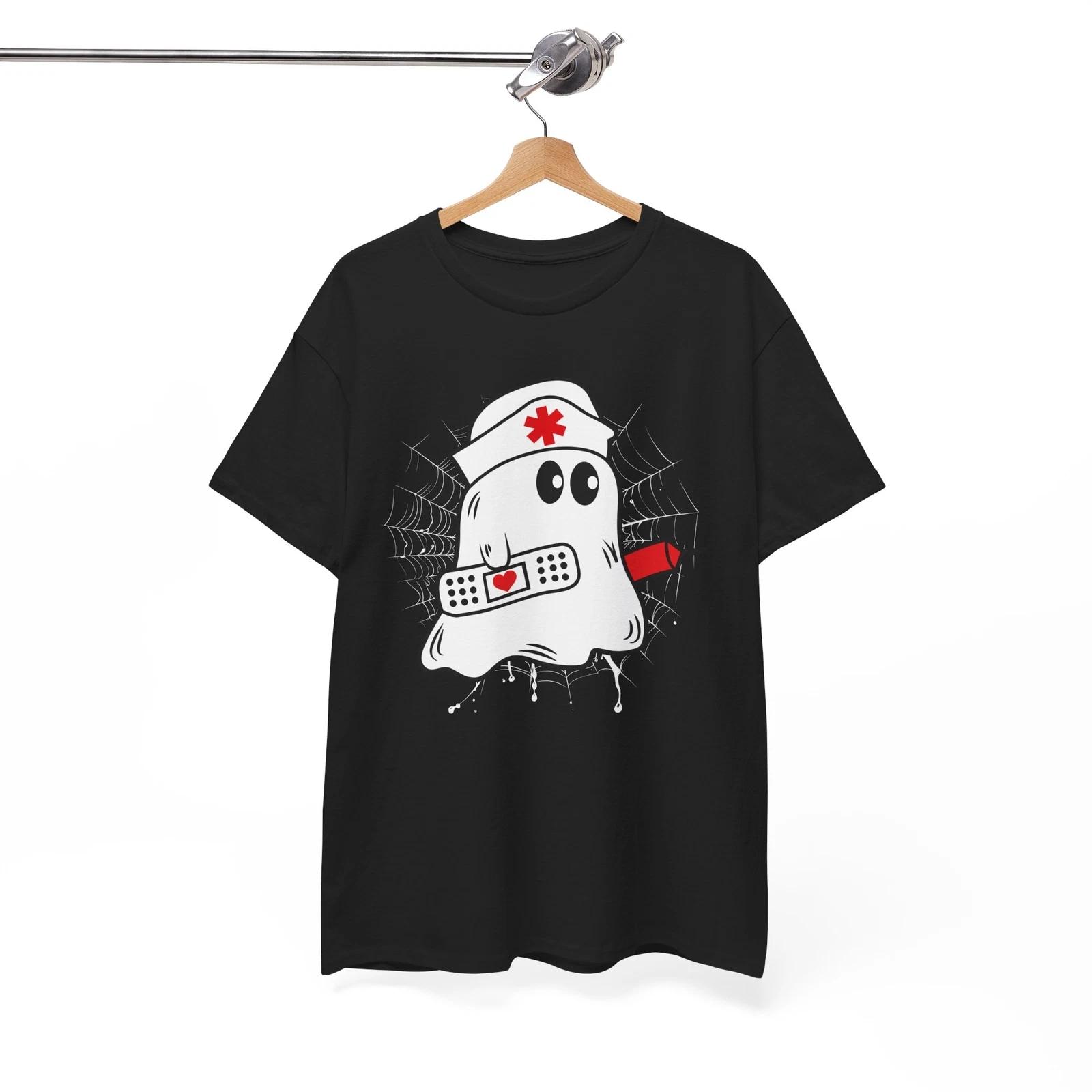 Ghost Hunting T-Shirt | Boo Boo Crew Nurse Tee | Spooky Spirit Shirt 4XL