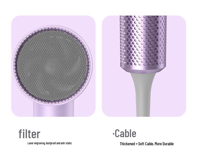 Silent High-Speed Negative Ion Hair Dryer for Home and Dorm Use