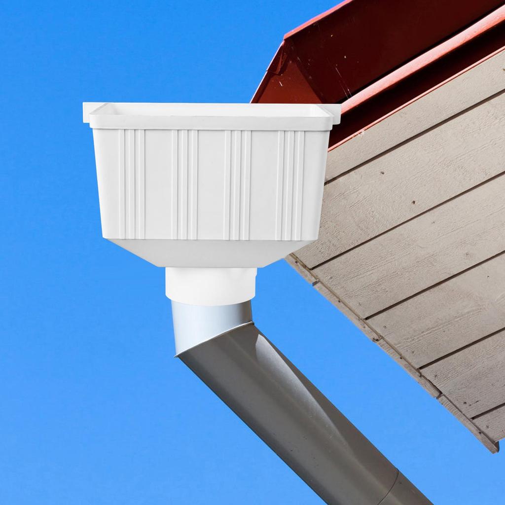 Rainwater Downspout Drainage Connector Rainwater Collector Rain Barrel Diverter for Outdoor Backyard Gardening Landscape Yard