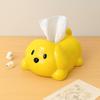 Cute Dog Tissue Box Ceramic Toilet Paper Box Animal Shape Napkin Holder  Bedroom