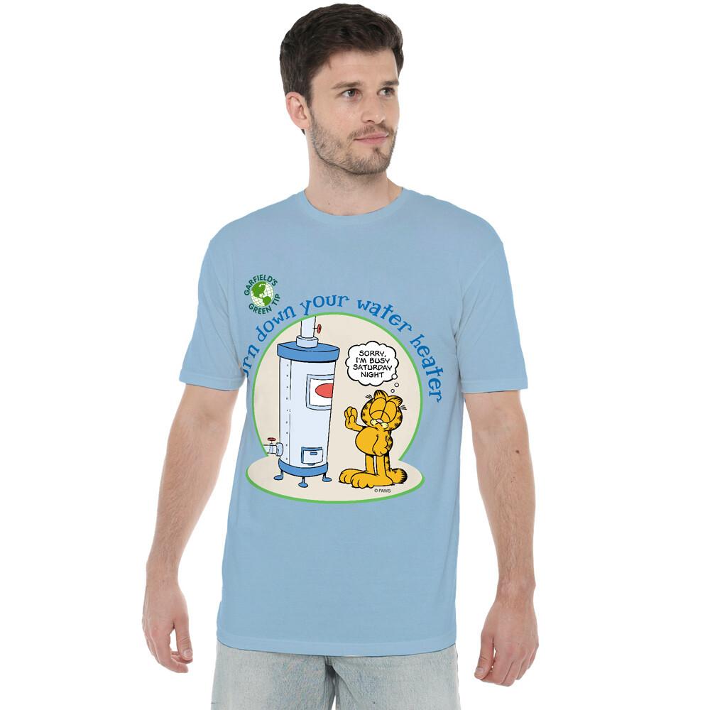 Garfield Plant A Tree T-Shirt S-2XL Light Blue S