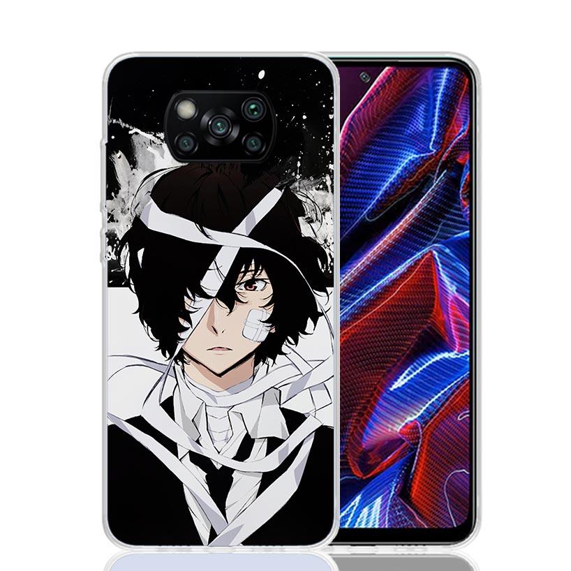 Bungo Stray Dogs Dazai Phone Case For Xiaomi Poco X7 X6 X5 Pro F7 Ultra Redmi 15C 15 13 13C 12 12C 10 10A 10C 9 9A 9C 9T Cover P