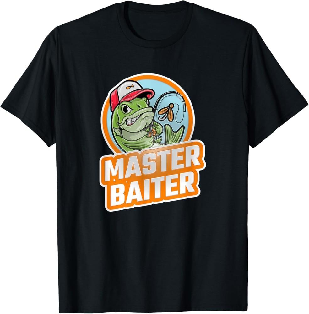 

Master Baiter Vintage Bass Fishing Funny Angler T-Shirt Unisex T-Shirt XXXL
