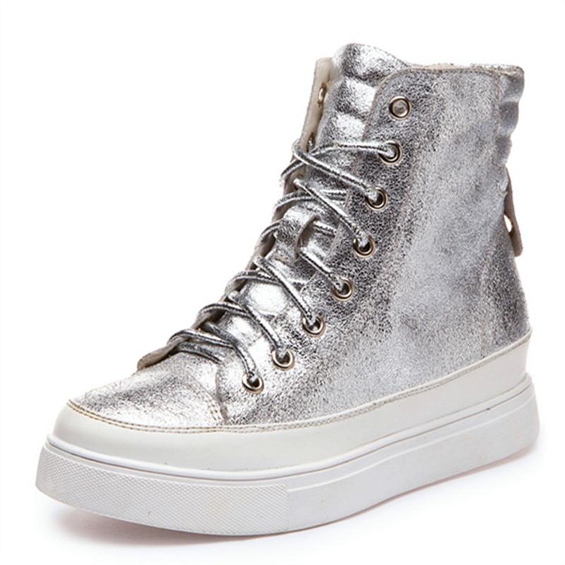 New Round Shiny Metallic Glitter Shoelaces Gold Silver Silk Shoe Laces Sports Canvas Casual Colorful Rainbow Gradient Shoelace