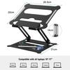 Adjustable Laptop Stand Ergonomic Portable Computer Stand with Heat Vent to Elevate Laptop Heavy Duty Laptop Holder Compatible