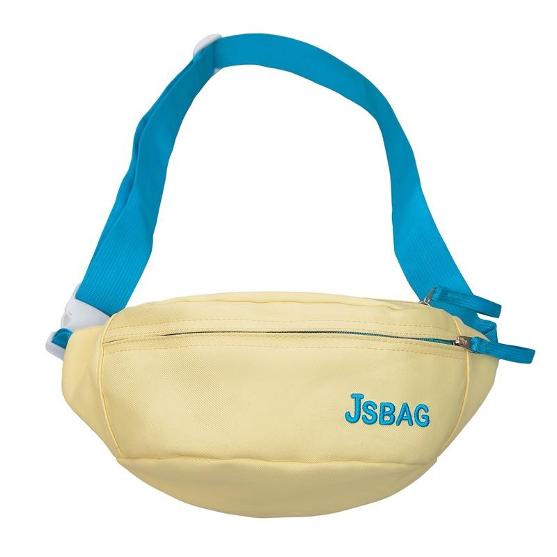 Nylon Single Shoulder Bag Streetwear Sports Fanny Pack Casual Crossbody Chest Bag Gym жёлтый 1070₽