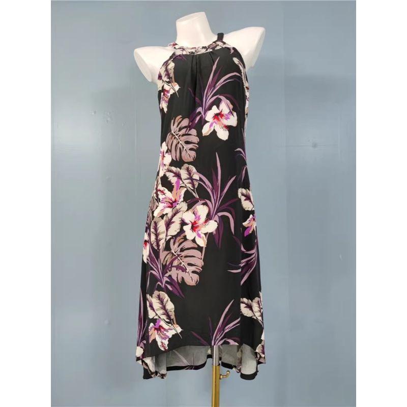 Export Single Summer New Comfort Exquisite Printing a Words Sleeveless Versatile Loose Personality Retro Easy Matching Dress