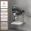 Wall-Mounted Multi-Functional Storage Rack: Cutting Board, Lid, Knife, Spoon, Chopstick Holder - No-Drill Installation.