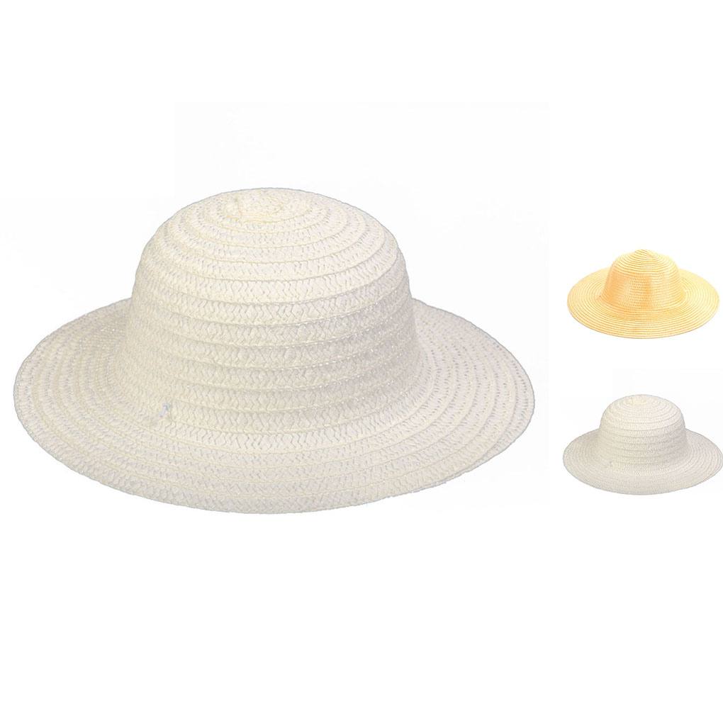 Malhut Strohhüte DIY Kappe Strand Sonnenhut Kunst Kindergarten Kinder
