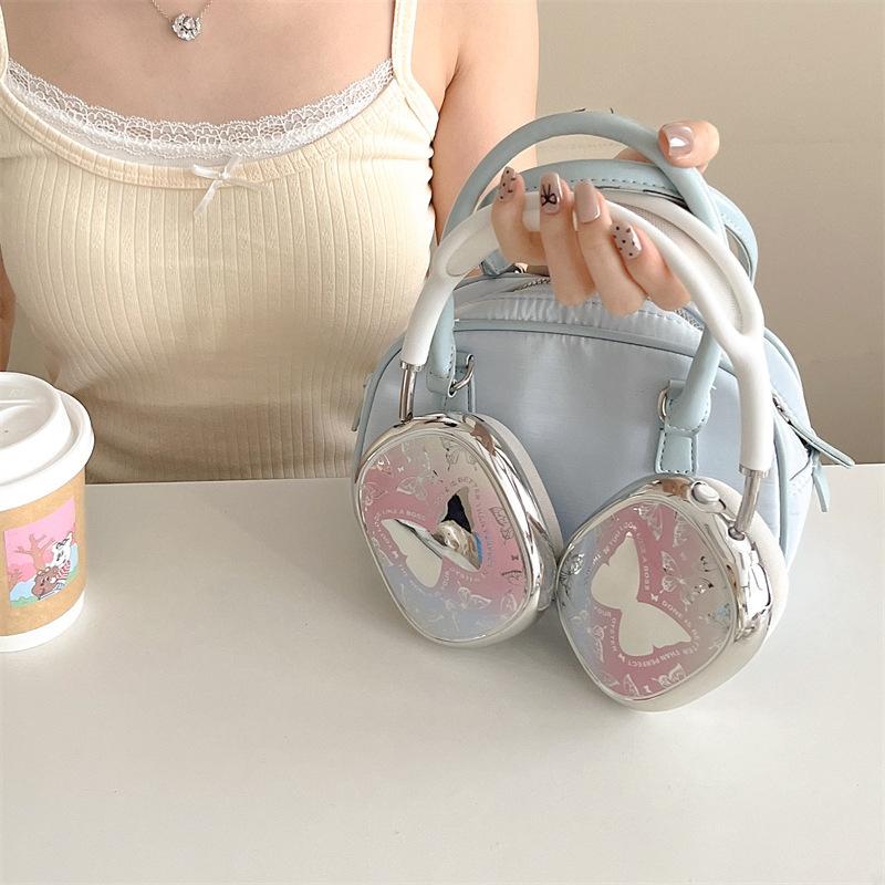 Gradient Butterfly Pattern for Airpods Max Protective Case Head-mounted Ear Caps Earmuffs and Headphone Shells
