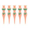 5 Stück Golf Tees Kunststoff Anti-Rutsch Lady Bikini Girl Golf Übungs-Tees für Golftraining Grün