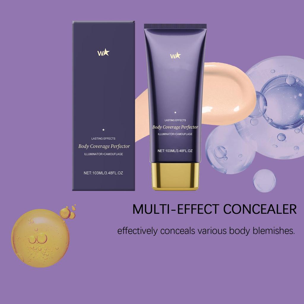 Body Concealer Cream for Tattoo Coverage And Scars On Legs Arms and Face, Long Lasting Waterproof Full Coverage Concealer For Women Men 1 PC