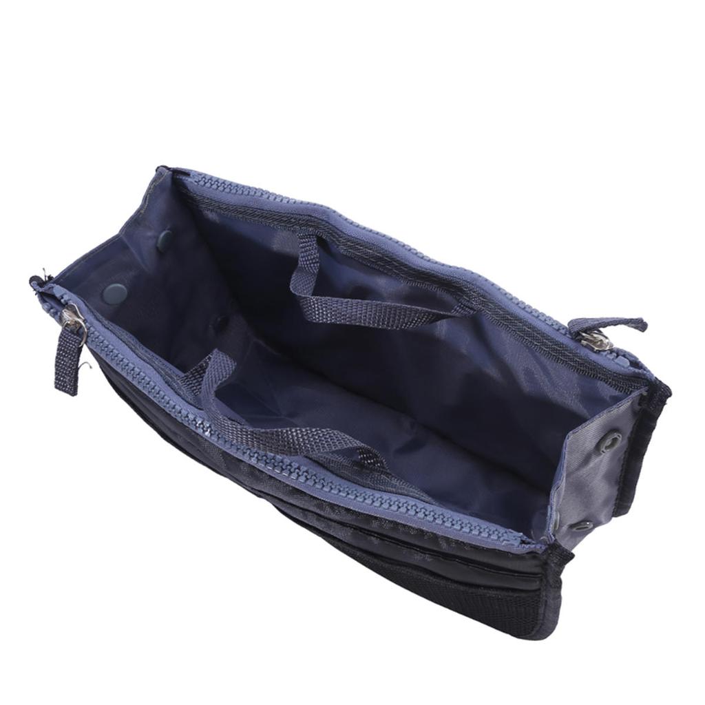 Multi Functional Large Capacity Makeup Bag Portable Double Zipper Toiletries Travel Storage Bag Mommy Bag Multi Pocket Cosmetic Tote