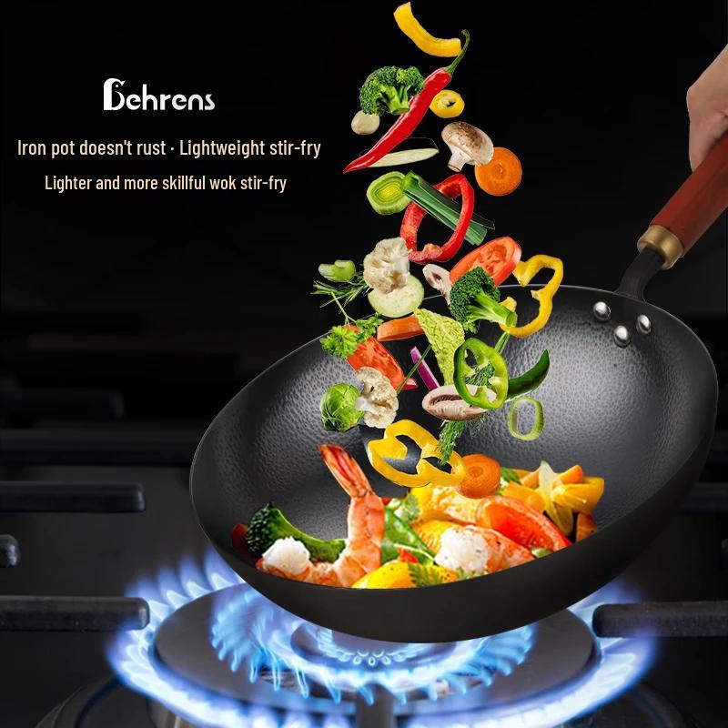 Berens 32cm Stainless Steel Wok