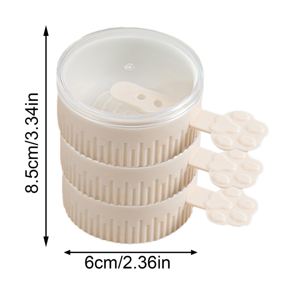 

Creative 3-layer Ice Cream Mold Reusable Popsicle Moulds Tray Easy Release Maker Homemade Tools Summer Party белый