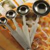 4Pcs Long Handle Measuring Cups Set Stainless Steel Coffee Sugar Scoop  Measuring Scale