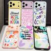 Colorful Lucky Letter Phone Case For iPhone 17 Pro Max Hybrid TPU+PC Clear Back Hard Cover For iPhone 16 15 14 13 Pro Max