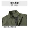 Men's Casual Versatile Jacket Stand Collar Loose Solid Color Zipper Cardigan Lantern Long-sleeved Top