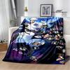 GINTAMA Cartoon Printed blankets Picnic blanket Warm Flannel blankets Home bed linings blankets for beds Birthday Gift