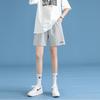 Li Ning Plain Embroidered Logo Knitted Sports Casual Shorts Men Shorts Light-Gray AKST637-2
