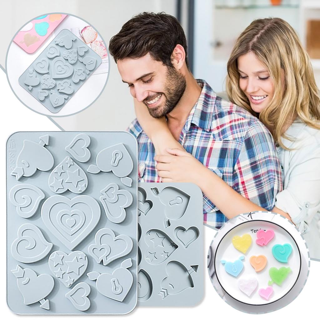 Love Cuit Chocolate Epoxy Soft Candy Baking Silicone Mould
