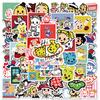 60Pcs Japanese Anime Kawaii Osamu Graffiti Sticker Cute Aesthetic Decal For Bottle Car Notebook Bicycle Diary Sticker Kid Toy