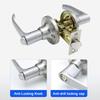 Door Lever Lock with 3 Keys Locking Door Handle Stainless Steel Entrance Door Handles Interior Lever Lock for Bedroom Front Door