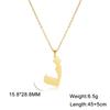 Cazador Gold Color 28 Arabic Letter Necklace for Women Stainless Steel Arab Alphabet Pendant Choker Necklaces Jewelry 2026 Trend