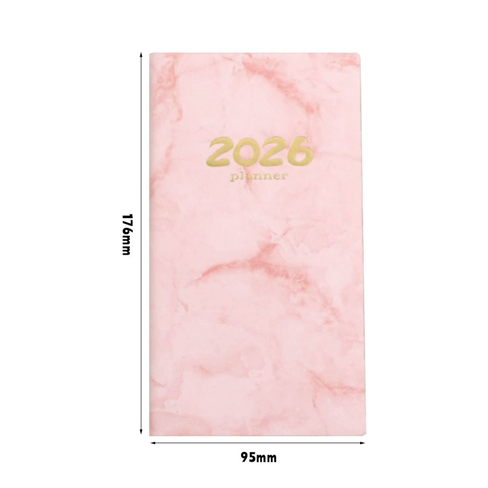 To Do List Appointment Notebooks A6 English Notepad High Quality 2026 Agenda Book  School Office