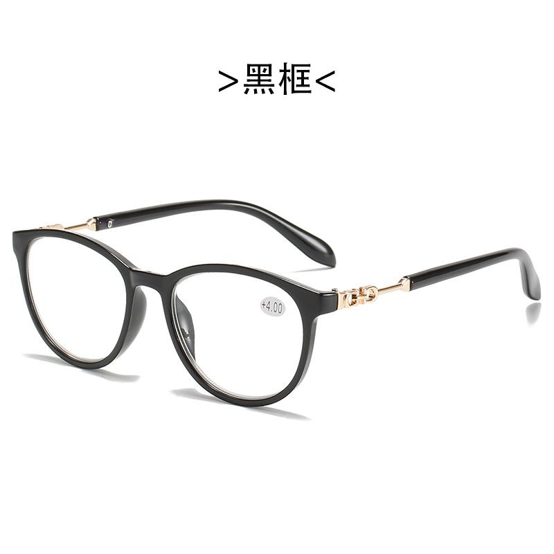 Latest Round Frame Style Presbyopia Glasses Metal Eyeglass Frame HD Lenses 1.0 To 6.0 Reading Glasses Farsightedness Glasses 2.5
