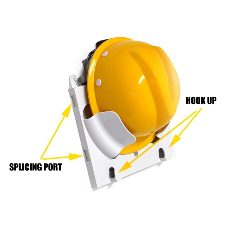 Heavy Duty ABS Helmet Hanger With Secure Hook Design Perfect For Space Saving In Small Rooms And Workplaces
