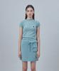 REST&RECREATION Raglan Half Sleeve Knit Top - Sky Blue