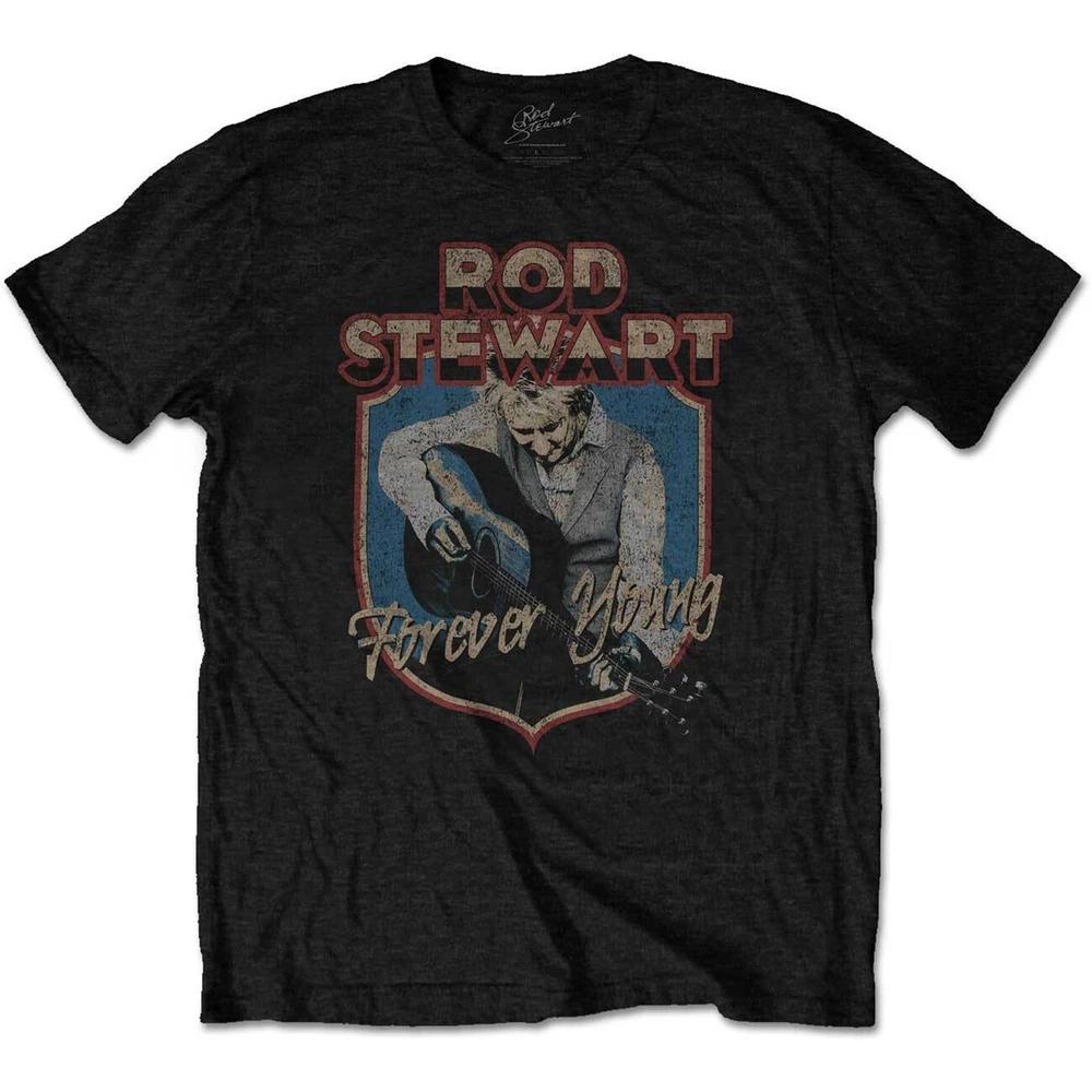 Rod Stewart Unisex TShirt Forever Crest S