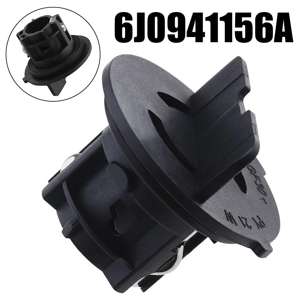 1x שחור ABS מחזיק נורה לאור יום #6J0941156A עבור סיאט לשנים 2009-2012/ עבור לאון 2013-2017/ עבור אקסאו 2009-2014