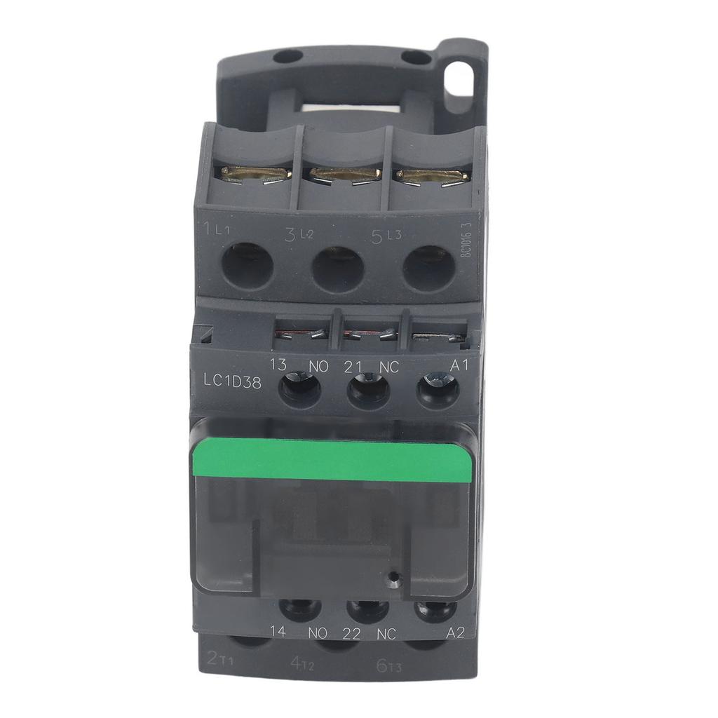 AC Contactor 38A 1 NO 1 NC Strong Conductivity High Voltage Electric Contactor for Industrial Control 380V AC220V Coil
