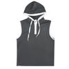 Men Hooded Sleeveless Shirt Casual Gym Tank Top Male Breathable Bodybuilding Vest Basketball Shirt Fashion Singlet Man Clothes