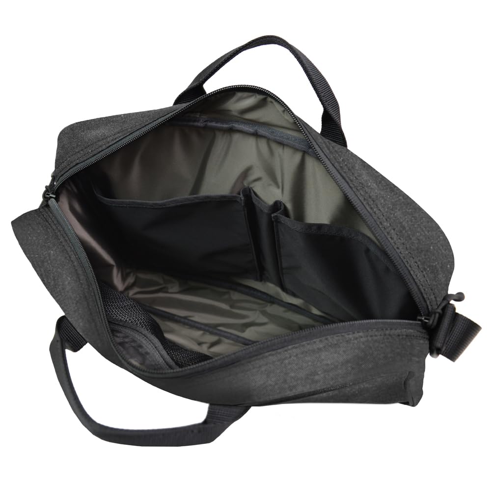 Manhattan Passage 5606CH A4 Flap Shoulder Bag, Unisex (Charcoal Gray)