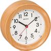 Clock (Seiko Clock) Table Clock Alarm Clock Wall Clock Analog Wooden Frame Natural Color Wo...