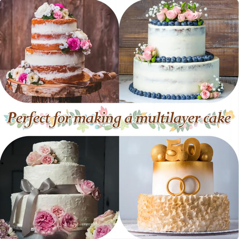 4/6/8/10 inç Sabit Tabanlı Yuvarlak Kek Kalıbı Alüminyum Kendin Yap Kek Pasta Kalıbı Cheesecake Kalıbı Yapışmaz Kek Kalıbı Mutfak Aletleri