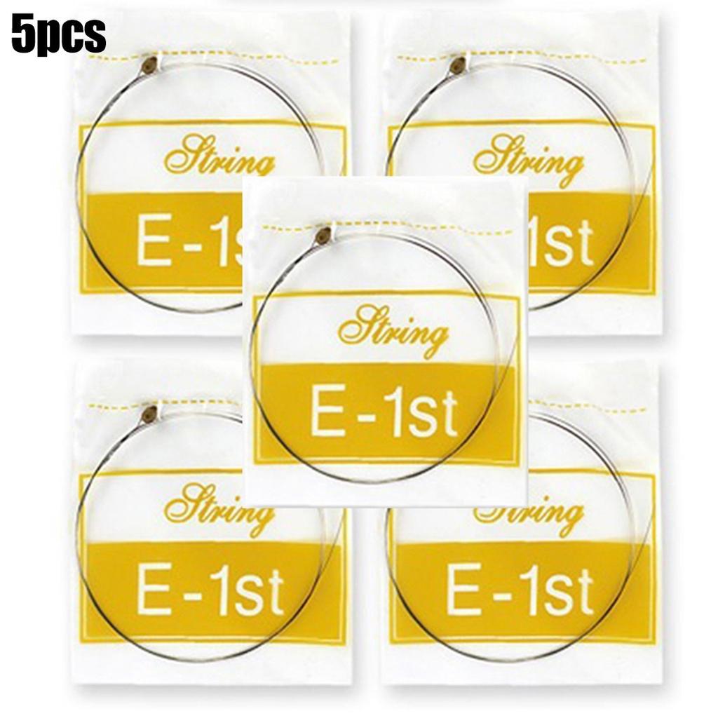 1st E Single Guitar Strings 5 Pcs Gauges .012 Guitars Top