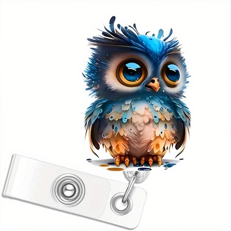 

Owl Retractable ID Holder - Fun, practical accessory for students, doctors, and office staff.