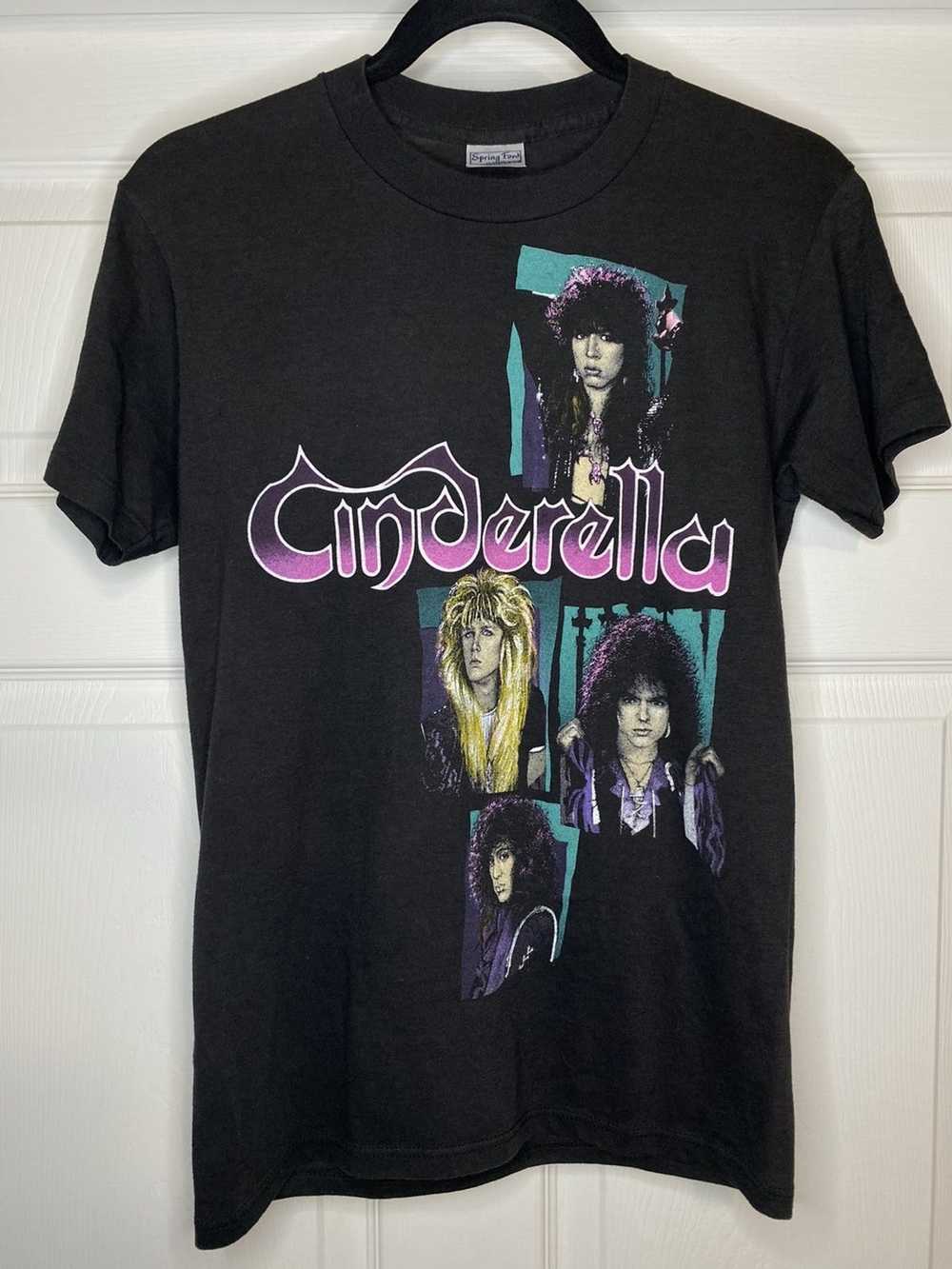 Rare 80s Cinderella Shakes the USA Tour Band Black Unisex Tshirt Reprint KH8720 XXXL