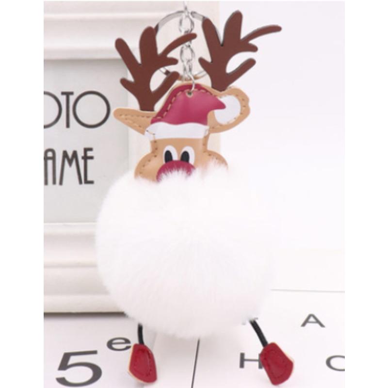 Výprodej Ručně vyráběná kožešinová bambulka na klíčenky Králičí kožešinová koule Klíčenky Držák na klíče Ozdoby na telefon Kabelka Šperky Doplňky