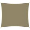 VidaXL Sun Sail Oxford Fabric Rectangular 2.5x3 M Beige