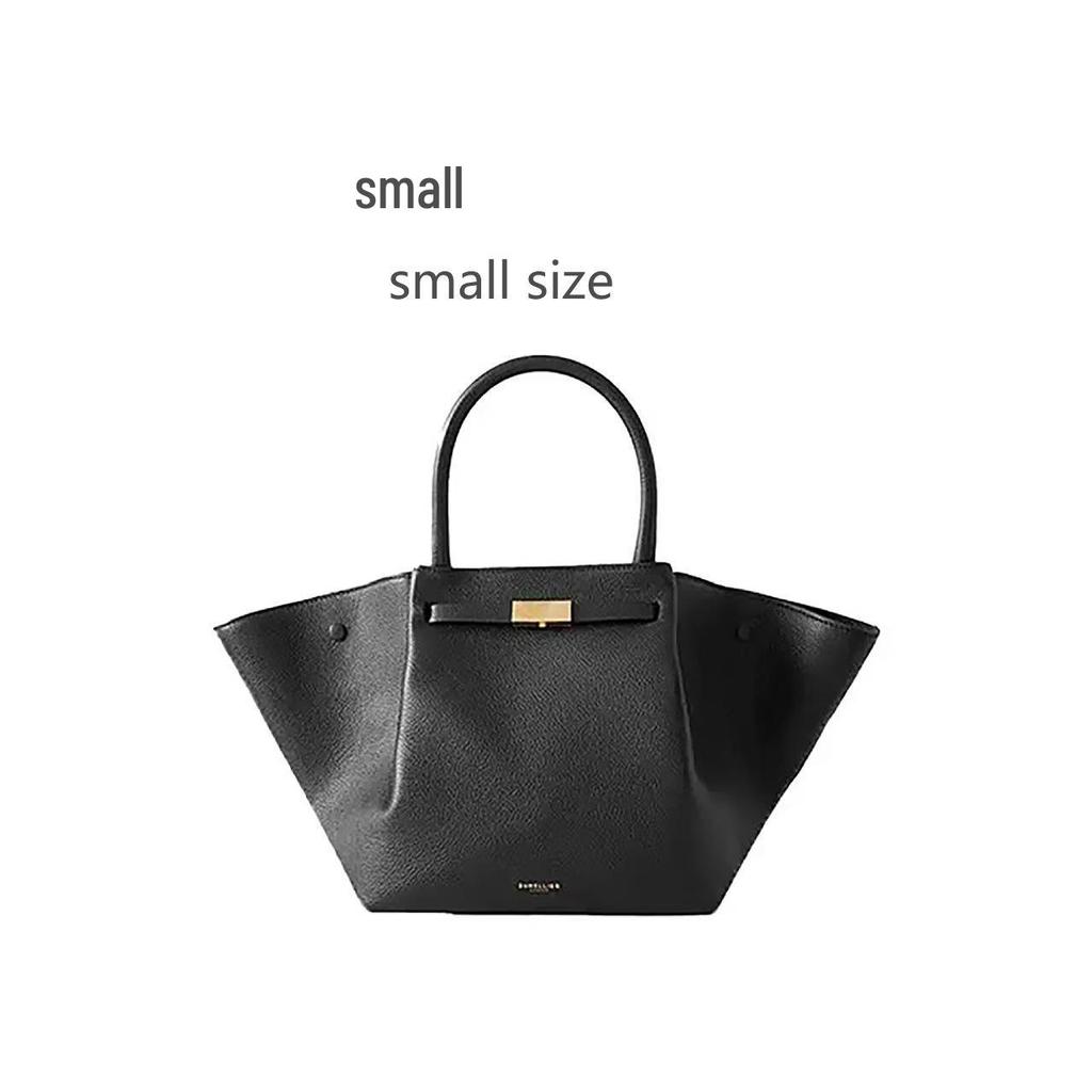 Demellier Wing Large Genuine Leather Tote Handbag