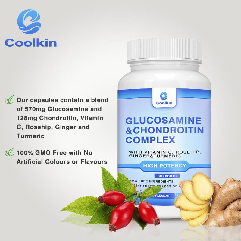 Glucosamine Chondroitin Complex Capsules 120 Count — Joint Support, Bone Health, Daily Wellness