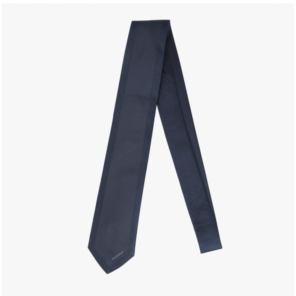 Givenchy Silk Tie 410 Jacquard Logo Bp105lp0xd