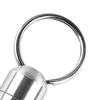 High Hardness Pill Holder Sealing Stainless Steel Widely Use Waterproof Pill Case Keychain