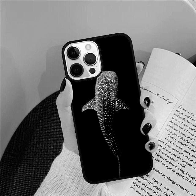 Ocean Whale Shark Swimming Coque Shell For iPhone 17 Air 15 16 14 13 12 Pro Max 11 Pro Max Plus Phone Case Cover